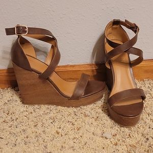 Brown Wedge Shoes